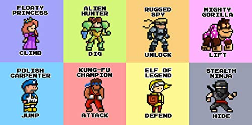 Super Hazard Quest - The Board-Game Played Like a Retro Pixel Video Game!