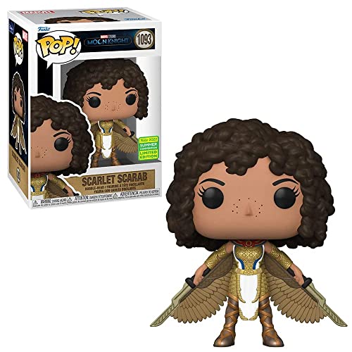 Funko POP! Moon Knight #1093 - Scarlet Scarab Vinyl Figure - 2022 Convention Exclusive, Multicolor
