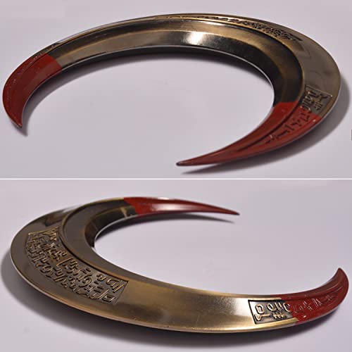 Superhero Mr Knight Cosplay Prop Moon Knight Marc Spector Metal Crescent Darts for Gift Collections and Costume Accessories Bronze