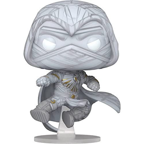 POP Marvel: Moon Knight - Moon Knight [Jumping] Funko Vinyl Figure (Bundled with Compatible Box Protector Case), Multicolor, 3.75 inches