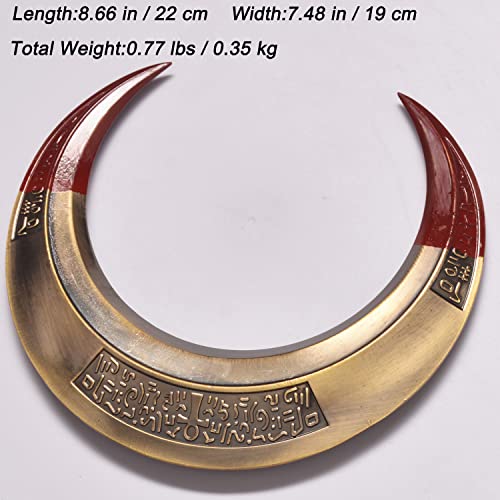 Superhero Mr Knight Cosplay Prop Moon Knight Marc Spector Metal Crescent Darts for Gift Collections and Costume Accessories Bronze