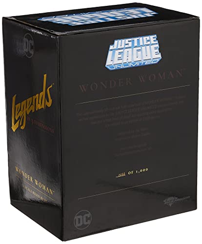 Diamond Select Toys Justice League Animated: Wonder Woman Legends in 3-Dimensions 1:2 Scale Bust, 10 inches