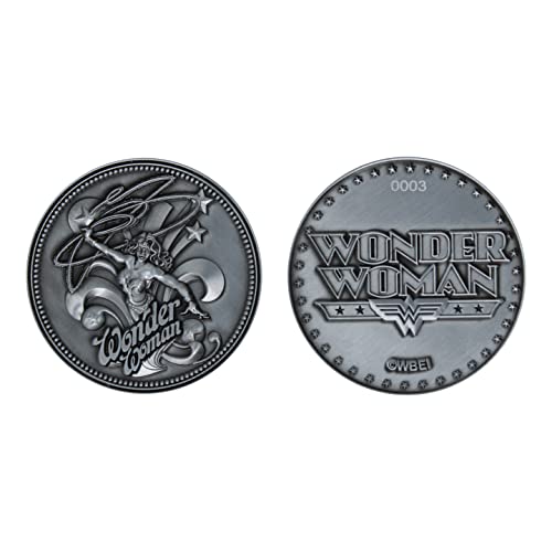 Fanattik Official DC Comics Wonder Woman Coin Limited Edition - Wonder Woman Collectible - Only 9995 Worldwide