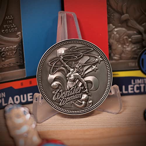 Fanattik Official DC Comics Wonder Woman Coin Limited Edition - Wonder Woman Collectible - Only 9995 Worldwide