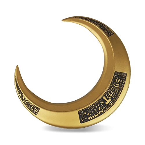 2 pcs Moon Cosplay Knight Cresent Darts Golden Color PU Knives One Pair Movie Superhero Marc Spector Weapon Cos Prop