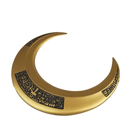 2 pcs Moon Cosplay Knight Cresent Darts Golden Color PU Knives One Pair Movie Superhero Marc Spector Weapon Cos Prop