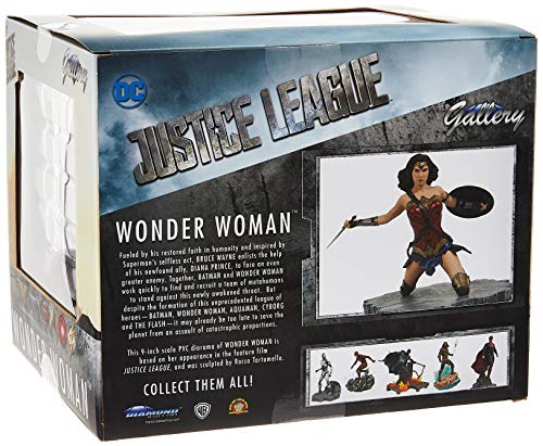 DIAMOND SELECT TOYS DC Gallery: Justice League Movie Wonder Woman PVC Vinyl Figure