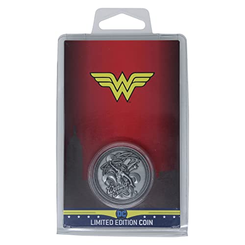 Fanattik Official DC Comics Wonder Woman Coin Limited Edition - Wonder Woman Collectible - Only 9995 Worldwide