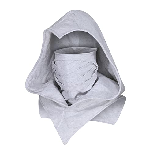 Moon Knight Hood and Mask Gray