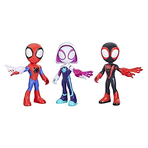 Marvel Spidey and his Amazing Friends Multipack with Super Large Hero Figures, 3 Large Figures, from 3 Years [Exclusive to Amazon]