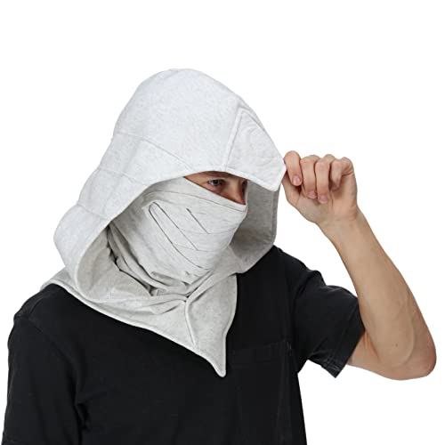 Moon Knight Hood and Mask Gray