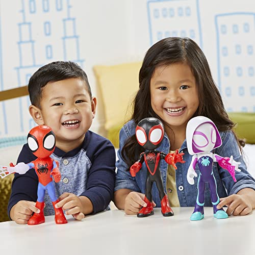 Marvel Spidey and his Amazing Friends Multipack with Super Large Hero Figures, 3 Large Figures, from 3 Years [Exclusive to Amazon]