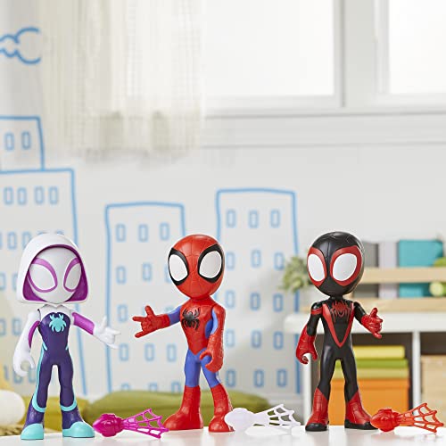 Marvel Spidey and his Amazing Friends Multipack with Super Large Hero Figures, 3 Large Figures, from 3 Years [Exclusive to Amazon]