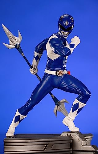 Iron Studios Power Rangers Blue Ranger 1/10 Scale | Power Rangers | 7" inches Collectible Figure