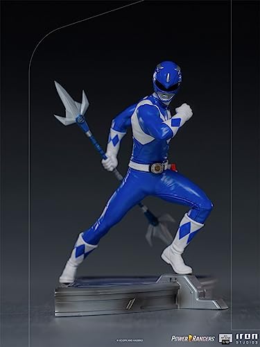 Iron Studios Power Rangers Blue Ranger 1/10 Scale | Power Rangers | 7" inches Collectible Figure