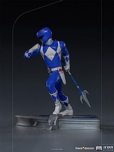 Iron Studios Power Rangers Blue Ranger 1/10 Scale | Power Rangers | 7" inches Collectible Figure