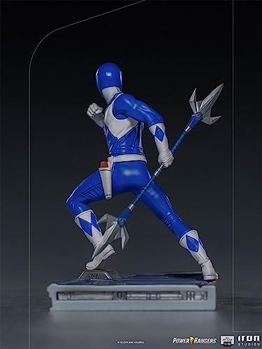 Iron Studios Power Rangers Blue Ranger 1/10 Scale | Power Rangers | 7" inches Collectible Figure
