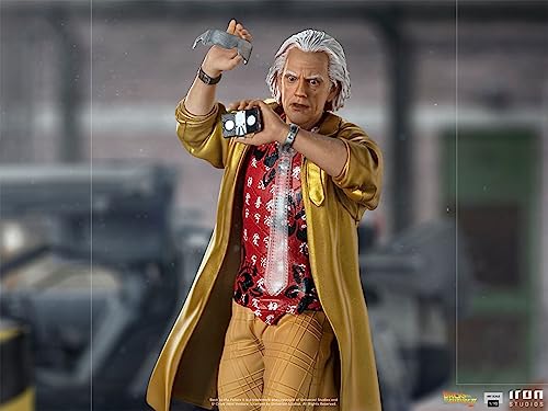 Iron Studios 1:10 Doc Brown - Back to The Future Part II - Art Scale, Multicolor, 20.32 x 10.16 x 30.48 cm