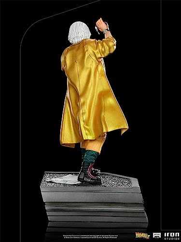 Iron Studios 1:10 Doc Brown - Back to The Future Part II - Art Scale, Multicolor, 20.32 x 10.16 x 30.48 cm