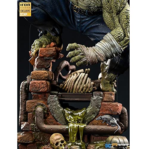 Iron Studios 27920-10 Details Dc Killer Croc Comics Deluxe Art Scale 1/10 Ccxp Exclusive
