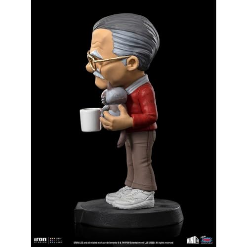 Iron Studios Stan Lee 5.5" Mini Co. PVC Stan Lee with Grumpy Cat Figure