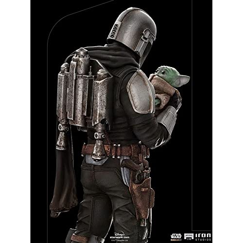 Iron Studios 1:18 Mandalorian and Grogu Art Scale - The Mandalorian, Multicolor