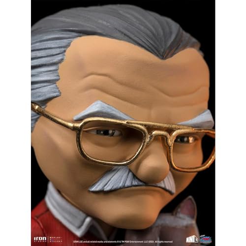 Iron Studios Stan Lee 5.5" Mini Co. PVC Stan Lee with Grumpy Cat Figure