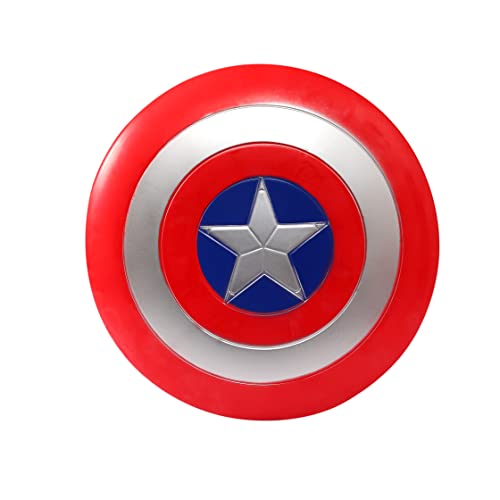 AMARONE 12 inch Captain Shield Kids Superhero Prop Role Play Toy for Kids Boys Party Cosplay Red