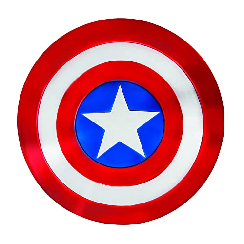 MARVEL Boys Captain America 12" Shield, Kids Avengers Halloween Costume Accessory, Child - Officially Licensed Standard