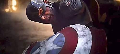 SIAN BRASS Medieval Broken Captain Shield for Halloween, Cosplay, Role-Play and Theater Play America Shield Captain Adult Shield Captain Real Shield Cosplay Party Props, Red,(Broken Shield)