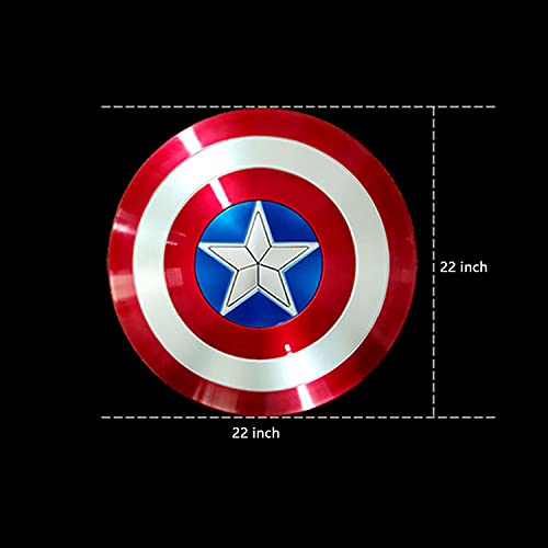 LLQQHY Captain Shield 22 inch Replica Cosplay Props
