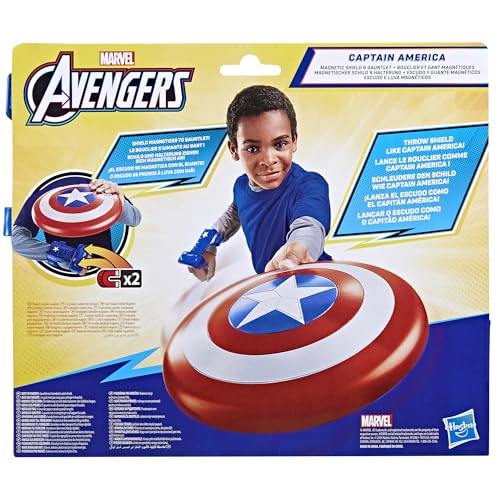 Marvel Avengers Captain America Magnetic Shield & Gauntlet 2-Piece Toy Figure Set