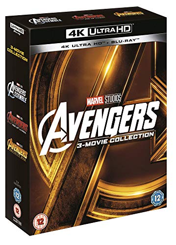 Avengers Collection (1-3 Box-set) [UHD] [Blu-ray] [2018] [Region Free] [4K UHD]