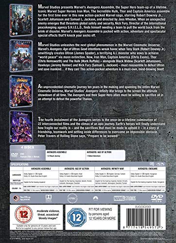 Avengers 1-4 Complete Boxset [DVD] [2019]