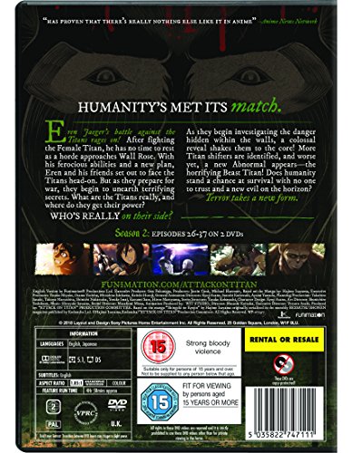 Attack on Titan - Season 2(Funimation) [DVD] [2018]