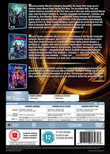 Avengers Collection (1-3 Box-set) [DVD]