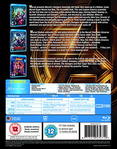 Avengers Collection (1-3 Box-set) [Blu-ray]