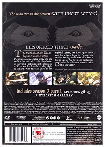 Attack on Titan: Season Three Part One [DVD]