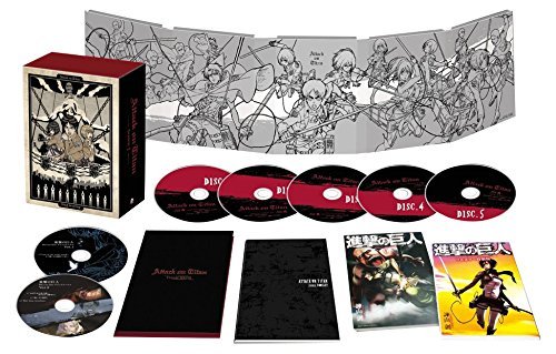 TV anime "Attack on Titan" Season1 Blu-ray BOX (with special A4 frame illustration sheet) JAPANESE EDITION