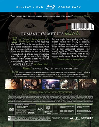 Attack on Titan: Season Two [Blu-ray]