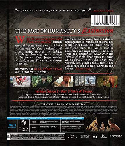 Attack on Titan: Complete Season One [Blu ray]