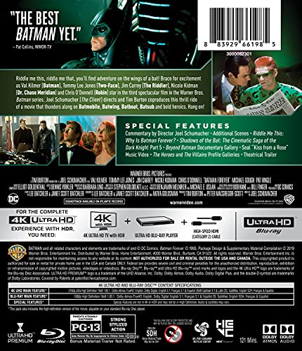 Batman Forever (4K Ultra HD + Blu-ray + Digital) [4K UHD]