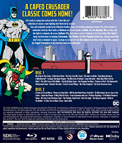 Adventures of Batman, The: The Complete Collection (BD)