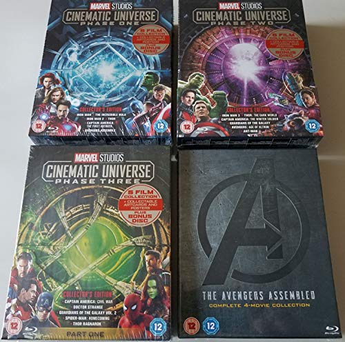Marvel Cinematic Universe - Phase One, Two and Three w/ Avengers Assembled