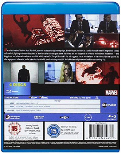 Marvel's Daredevil Seasons 1 & 2 [Blu-ray] Complete Netflix Series
