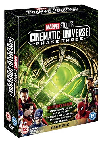 Marvel Studios Collector's Edition Box Set - Phase 3 Part 1 [DVD] [2018] | USA Non-Compatible Product | Region - 2