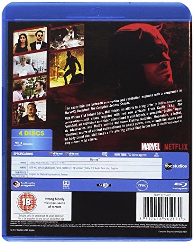 Marvel's Daredevil Seasons 1 & 2 [Blu-ray] Complete Netflix Series