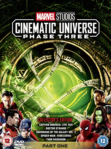 Marvel Studios Collector's Edition Box Set - Phase 3 Part 1 [DVD] [2018] | USA Non-Compatible Product | Region - 2