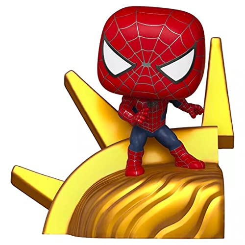 Funko Pop! Deluxe Spider-Man No Way Home: Friendly Neighborhood Spider-Man Final Battle Series Build-A-Scene Vinyl Figure