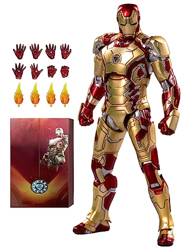 OVONNI Ironman Mark 42 Model Exquisite Painting All Joints Movable 7 Inch Collectible Action Figure